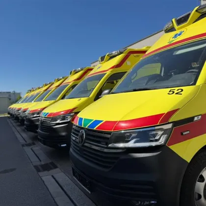 Vysočinu brázdí flotila zbrusu nových sanitek