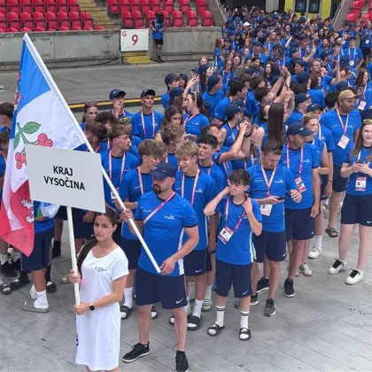 Výprava z Vysočiny zamířila na Letní Olympiádu dětí a mládeže
