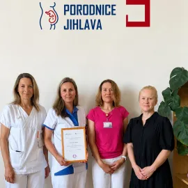 Porodnice Jihlava získala ocenění za péči o duševní zdraví rodiček