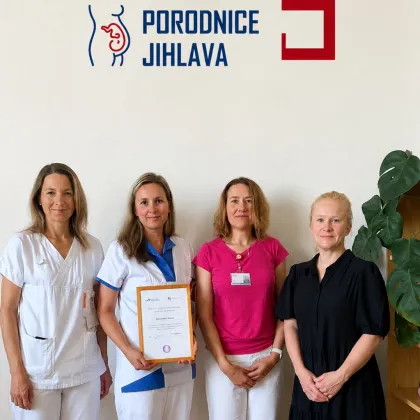 Porodnice Jihlava získala ocenění za péči o duševní zdraví rodiček