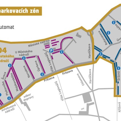 Jihlava rozšíří od září systém placeného parkování severně od centra