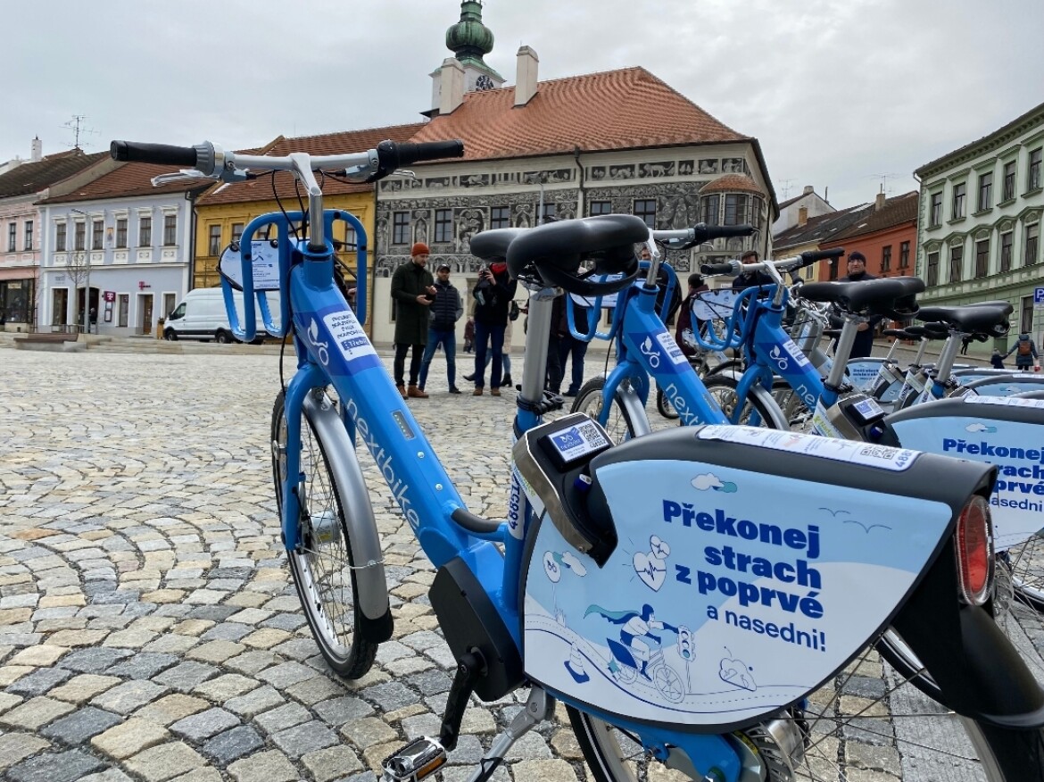 Sdílená kola v Třebíči trhají rekordy - Nejčastěji se kola půjčují na Karlově náměstí a autobusovém nádraží