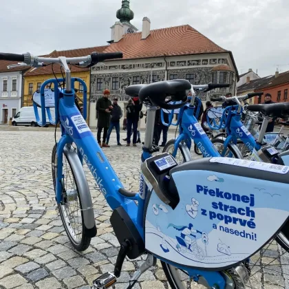 Sdílená kola v Třebíči trhají rekordy - Nejčastěji se kola půjčují na Karlově náměstí a autobusovém nádraží