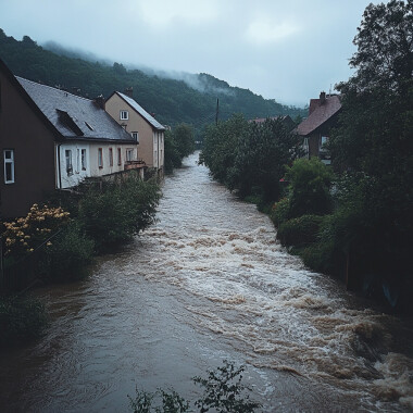 Vysočina se připravuje na vydatné deště a silný vítr