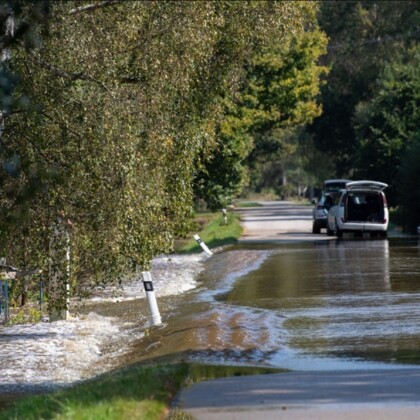 Rybník Jistebník na Pelhřimovsku je na třetím stupni