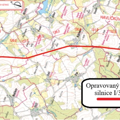 Hlavní silnice mezi Skuhrovem a Habry na Havlíčkobrodsku bude bezpečnější