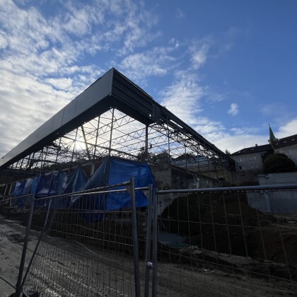 Velká rekonstrukce zimního stadionu v Třebíči je v plném proudu