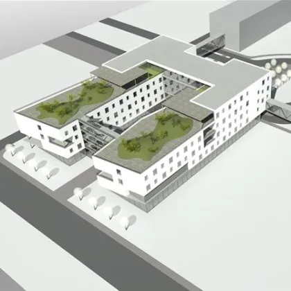 V Jihlavě u nemocnice vzniká nový parkovací dům i pavilon