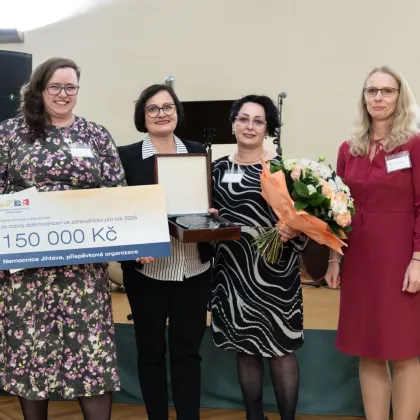 Jihlava získala prestižní ocenění za dobrovolnictví ve zdravotnictví