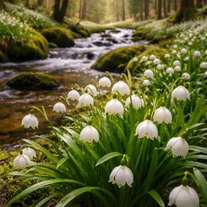 Vysočiny pokryly koberce bledulí