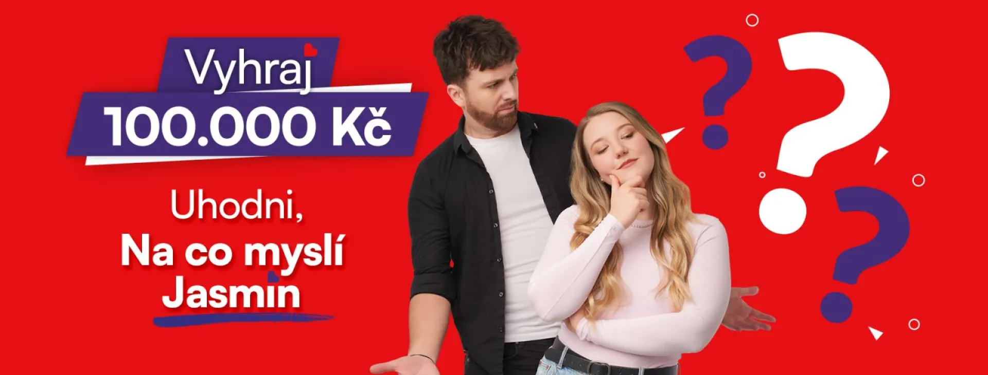 🧠 NA CO MYSLÍ JASMIN: tipni si a vyhraj 100 000 Kč!